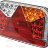 LED Baglygte, Funktion: 7, Lys, bremselys, blinklys, tågelys, baklys, nummerpladelys, refleks, Højre, 12-36V
