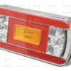 LED Baglygte, Funktion: 6, Lys, bremselys, blinklys, baklys, nummerpladelys, refleks, Højre/Venstre, 12-24V