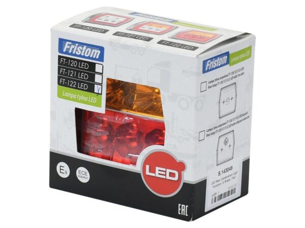 LED Baglygte, Funktion: 3, Lys, bremselys, blinklys, Højre/Venstre, 12-36V