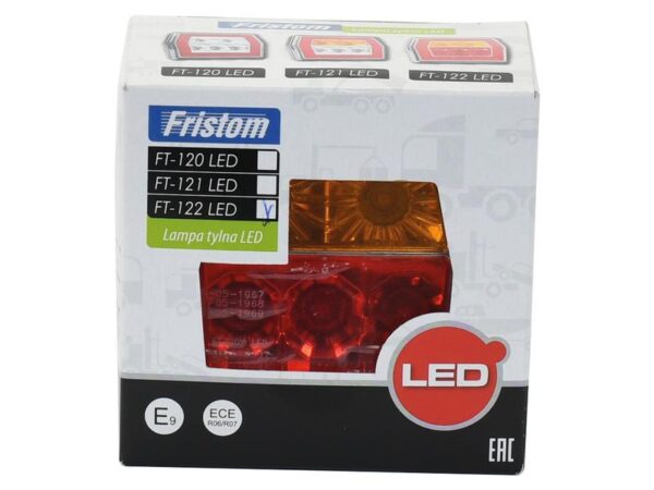 LED Baglygte, Funktion: 3, Lys, bremselys, blinklys, Højre/Venstre, 12-36V