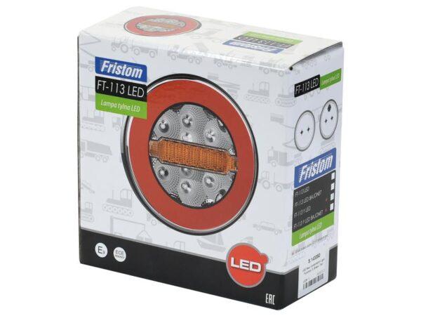 LED Baglygte, Funktion: 3, Lys, bremselys, blinklys, Højre/Venstre, 12-36V