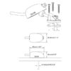 ROKK™ Mini Gennemføring (vandret), for Kable Ø: 2-6mm