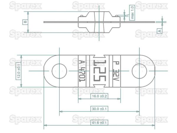 Sikring (midi) 70 A (Brun) 40x10mm