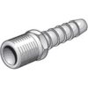 Slangestuds 5/16 ID - slange til 1/4'' BSPT udvendigt gevind