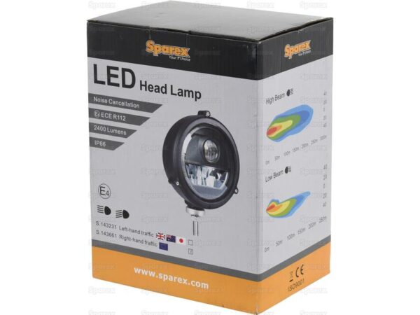 LED Forlygte LED, Interference: Not Classified, Højre/Venstre (Højre dip), 1200 - 1290 lm, 10-30V
