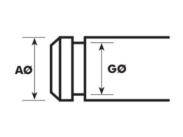 Låsering (mm), A Ø4.5mm, B Ø3.2mm (DIN or Standard No. DIN 6799)