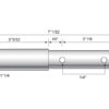 Topstangsbolt dobbelt 25 - 32mm Kat.2/3 (Ø25/32mm)