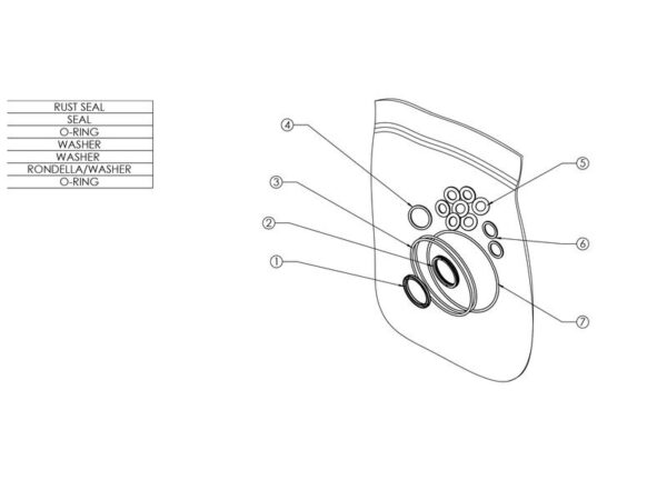 Ognibene Power Rep.Sæt Hydraulikmotor