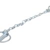 Rund Ringsplit m/kæde og krog, Stift Ø11mm