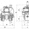 Vakuumpumpe - MEC13500H - cloc - 1000 RPM