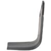 Kniv Firkantet Venstre 90x8mm Højde: 223mm. Hulafstand: 56mm. Hul Ø: 16.5mm. Passer til Maschio, Valentini, Alpego Passer til: Valentini