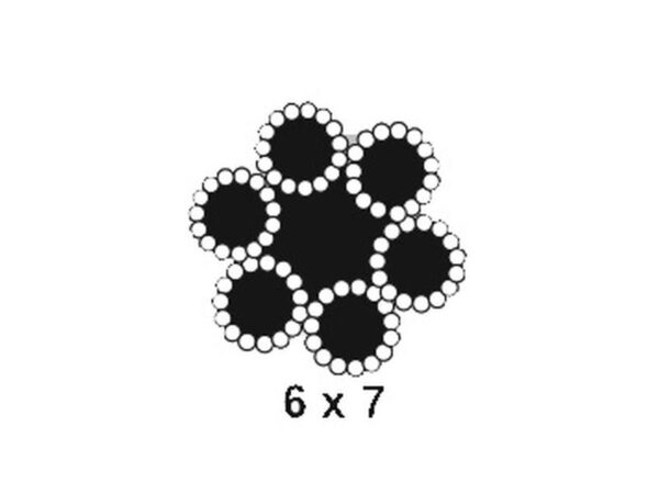 Stålwire - Stål, Ø2mm x 200M