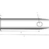 Topstangsbolt 19x91mm Kat. 1 (Ø19mm)