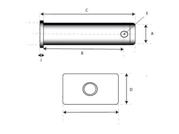 Liftbolt 25x98mm Kat. 2 (Ø28mm)