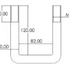 U-Bolt- M20x82mm Længde: 120mm