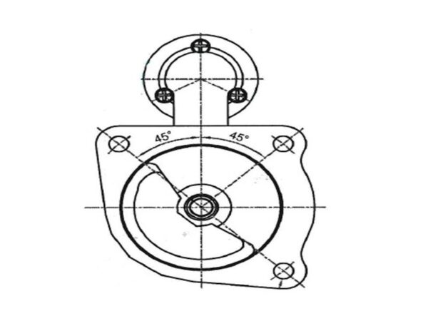Starter - 12V, 3.1KW (Sparex)