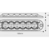 LED Slimline Blitzlygte, Interference: kl. 3, Funktion: enkelt blitz, dobbelt blitz, 12-24V