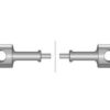 Kabel Bremse - Længde: 720mm, Udvendig kabellængde mm: 390mm.