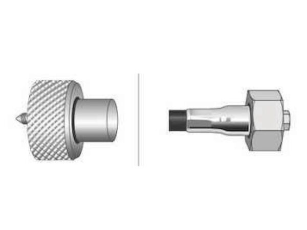 Kabel Traktormeter - Længde: 1370mm, Udvendig kabellængde mm: 1350mm.