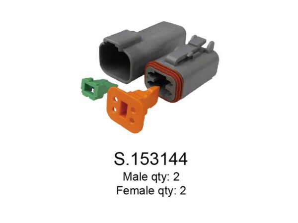 Deutsch Refill 4 Pol x2 Han, x2 Hun (Bag)