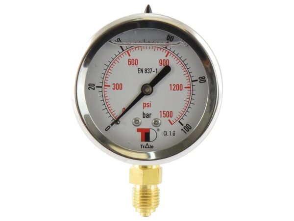 Manometer Ø63mm (0-100 bar)