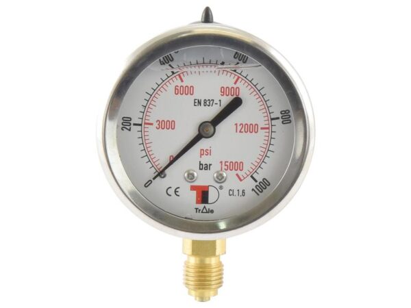 Manometer Ø63mm (0-1000 bar)