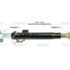 Stabilisator - Kugle Ø19mm - Gevind Ø19mm - Min. længde: 465mm - 1-1/8
