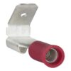 Kabelsko (flad), Double Grip - Dobb, 6.3mm, Rød (0.5 - 1.5mm)