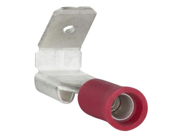 Kabelsko (flad), Double Grip - Dobb, 6.3mm, Rød (0.5 - 1.5mm)