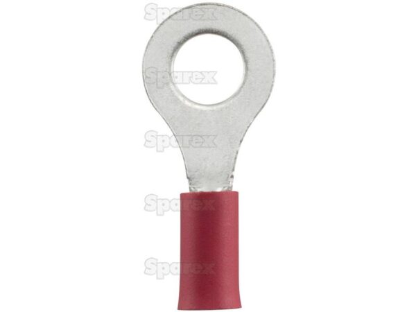 Kabelsko (øje), Double Grip, 6.4mm, Rød (0.5 - 1.5mm)