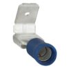Kabelsko (flad), Double Grip - Dobb, 6.3mm, Blå (1.5 - 2.5mm)