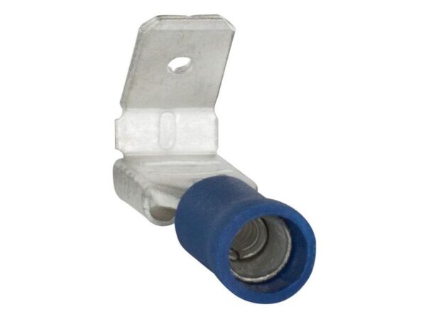 Kabelsko (flad), Double Grip - Dobb, 6.3mm, Blå (1.5 - 2.5mm)