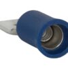 Kabelsko (flad), Double Grip - Han, 6.3mm, Blå (1.5 - 2.5mm)