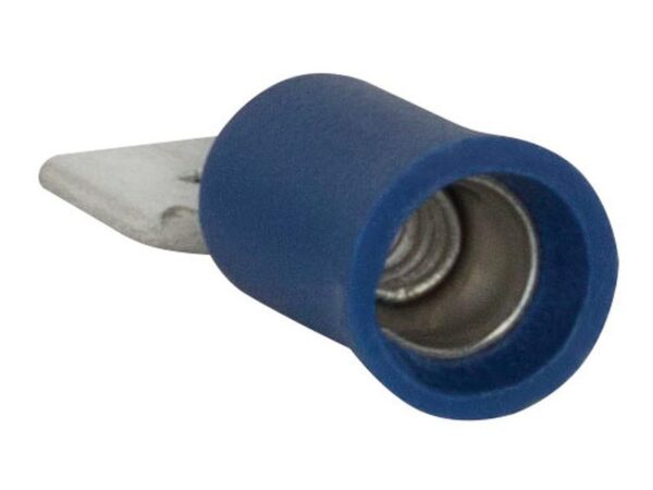 Kabelsko (flad), Double Grip - Han, 6.3mm, Blå (1.5 - 2.5mm)