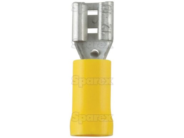 Kabelsko (flad), Double Grip - Hun, 6.3mm, Gul (4.0 - 6.0mm)