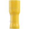 Kabelsko (flad), Double Grip - Han, 6.3mm, Gul (4.0 - 6.0mm), (Bag