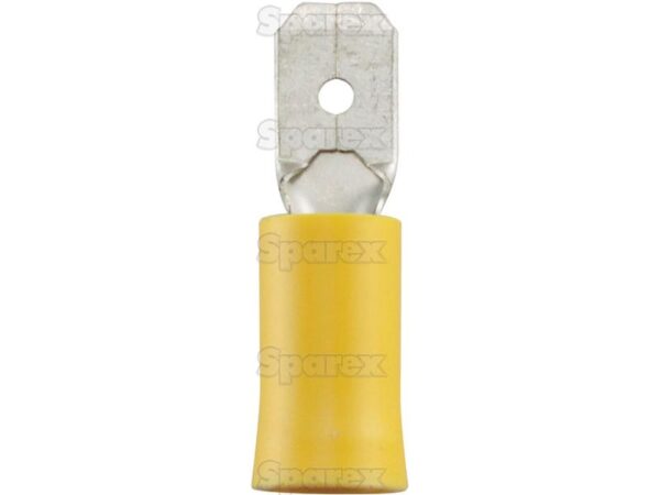 Kabelsko (flad), Double Grip - Han, 6.3mm, Gul (4.0 - 6.0mm)