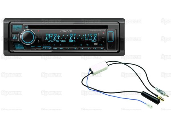 Radio - Alexa |DAB | Bluetooth | Android | iPod-iPhone | Spotify App | Dual USB | CD | Receiver (KDCBT740DAB+DABSplitter, KDC-BT740ANT5)