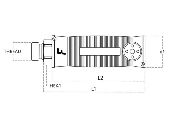 Faster Håndtag (fastgrip®) - LM12GAS Leveres med Sort + & - Symbol (Agripak)