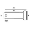 Tommer Splitbolt Ø5/8'' x 2-29/32''