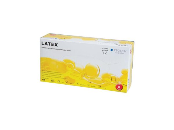 Ejendals Engangshandske Latex (upudret) - 10/XL (Antal pr. æske: 100 stk.)