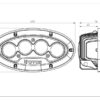 Arbejdslygte LED 4000lm (kl. 3)
