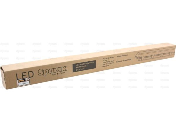 LED Armatur til enkelt rør, 1200mm, T8/G13, 100-277V
