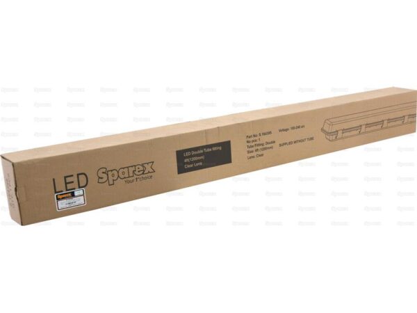 LED Dobbelt rør armatur, 1200mm, T8/G13, 100-277V