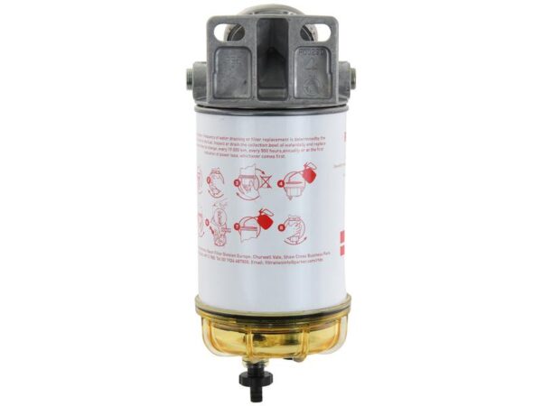 Vandudskilningsfilter Tank (komplet) - 30 Micron Rating, Gevind: 3/8-18 (SAE J476)'' NPTF