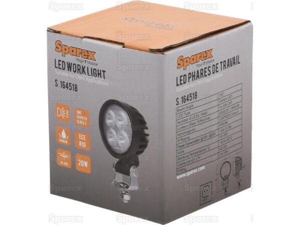 Arbejdslygte LED 2000lm (kl. 3)