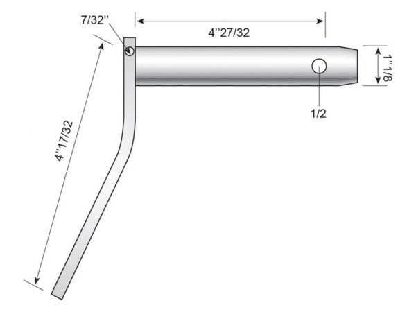 Liftbolt m/håndtag 28x123mm Kat. 2 (Ø28mm) HD