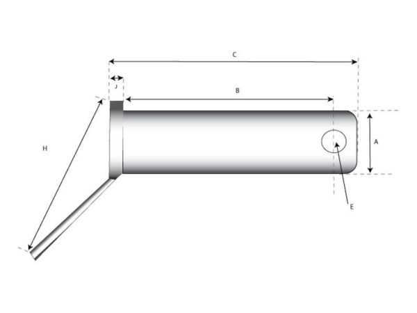 Liftbolt m/håndtag 36x175mm Kat. 3 (Ø36mm) HD