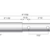 Topstangsbolt dobbelt 19 - 25mm Kat. 1/2 (Ø19/25mm) HD