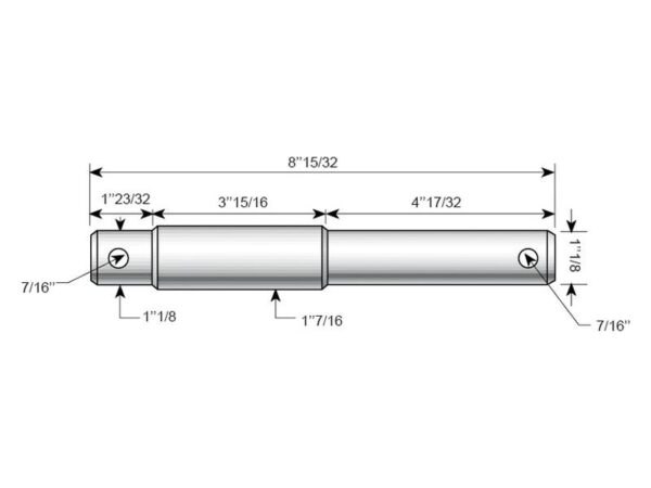 Liftbolt dobbelt 28 - 36 - 28mm Kat. 2/3 (Ø28/36mm) HD